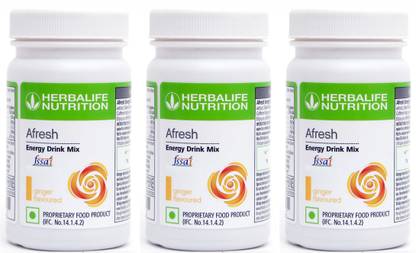 HERBALIFE Afresh Energy Drink Ginger (Pack Of 3 ) Energy Drink