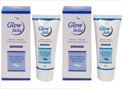 GlowBella Facewash For Skin Smoothing , Whitening ,Deep Cleansing , Sport Removal, Referencing Facial Wash (Pack of 2*100gm) Face wash Face Wash