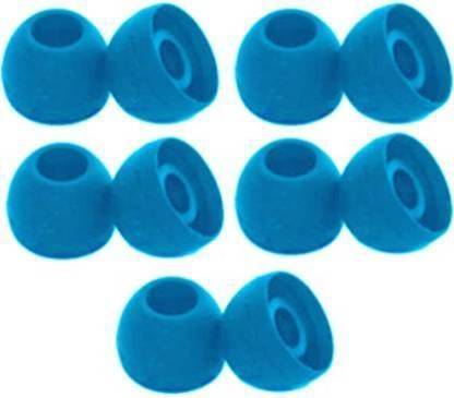 BUMTECH 10 Pcs (5 Pair) Silicon Earbuds Rubber for Samsung Earbuds Tips in The Ear Headphone Cushion (Size- M) In The Ear Headphone Cushion (Pack of 10, Sky) In The Ear Headphone Cushion