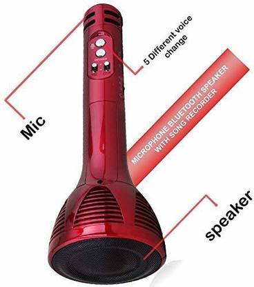 Y2H Enterprises B66| 1698 Plus Wireless Microphone For Home Party Singing Color May Vary Microphone