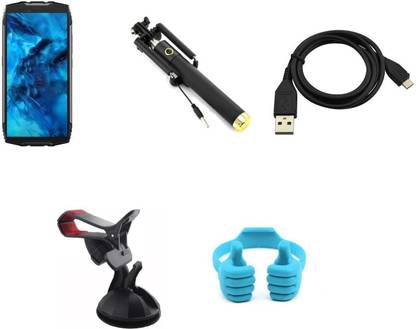 Blue Arjava Screen Protector Accessory Combo for BlackBerry Curve 8520