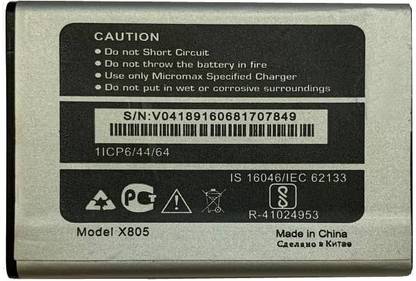 Indclues Mobile Battery For  Micromax X805