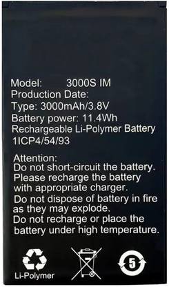 VBEST Mobile Battery For  Jivi Grand / Opus S3 JIVI 3000S IM