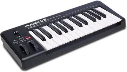 ALESIS Q25 Q25 25-Key USB MIDI Keyboard Controller Analog Portable Keyboard