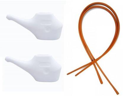 YOGSADHAK Plastic White Neti Pot