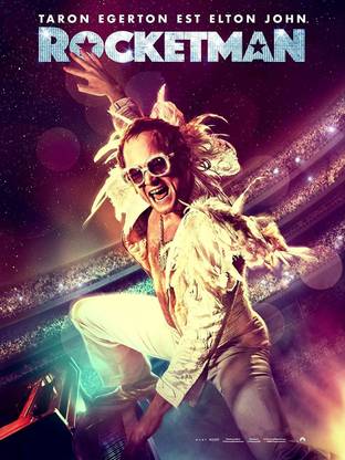 Elton John Poster - Rock Band Music Concert (300GSM Premium Matte Finish Art Paper, 13x19 inches, UNFRAMED, SELF ADHESIVE, Multicolor 5) MADE IN INDIA Fine Art Print