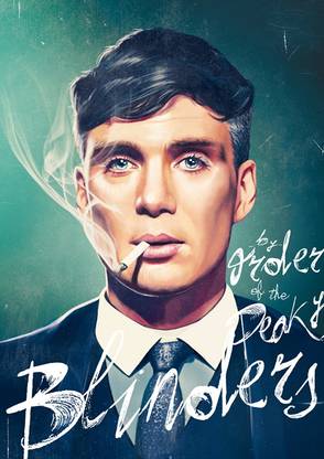 Peaky Blinders Poster - Thomas Shelby (300GSM Premium Matte Photo Paper, 13x19 inches A3 Size, UNFRAMED, SELF ADHESIVE, Multicolor) MADE IN INDIA Fine Art Print