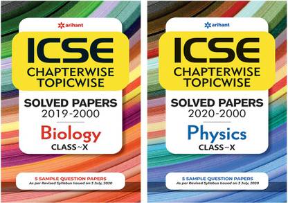 Combo Of ICSE Chapterwise Biology 10th & ICSE Chapterwise Physics 10th Set Of 2 Books