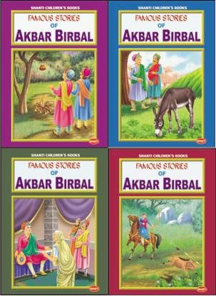 Akbar Birbal Famous Stories For Kids In English - Set Of 4 Books