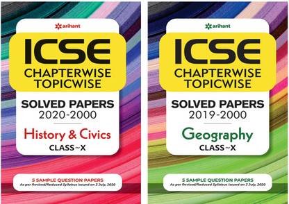 Combo Of ICSE Chapterwise History & Civics 10th & ICSE Chapterwise Geography 10th Set Of 2 Books