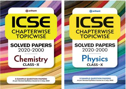 Combo Of ICSE Chemistry Class 10th & ICSE Chapterwise Physics 10th Set Of 2 Books
