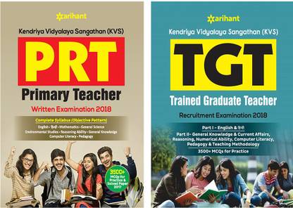 Combo Of KVS PRT (E) & KVS TGT & PRT Recruitment (E) Set Of 2 Books