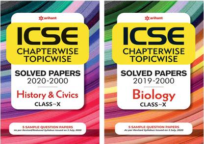 Combo Of ICSE Chapterwise History & Civics 10th & ICSE Chapterwise Biology 10th Set Of 2 Books