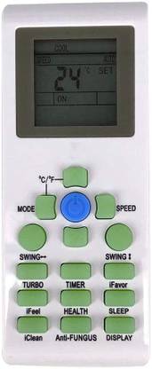 Ehop Compatible Remote Control for Air Conditioner Model Number: YKR-P-002E,YKR-P-003E Reconnect Remote Controller