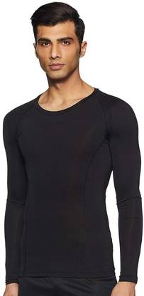 Solid Men Black T-Shirt