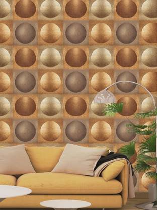 AWAN 1000 cm x 110 cm Decorative Vinyl, Embossed Wallpaper