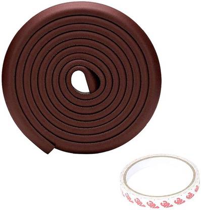 Safe-o-kid High Quality- High Density Edge Guards - 5 MTR, Brown, Pack of 1
