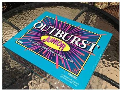 Outburst Jr! The Game Of Verbal Explosions For Kids (2001) Party & Fun Board Game