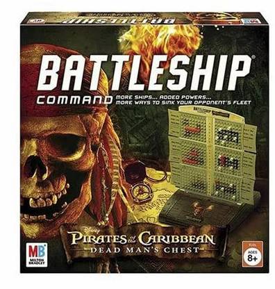 Hasbro Battleship Command Pirates Of The Caribbean Party & Fun Board Game