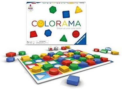 RAVENSBURGER Colorama For Ages 3 & Up - Fast Children'S Game Of Patterns And Shapes Party & Fun Board Game