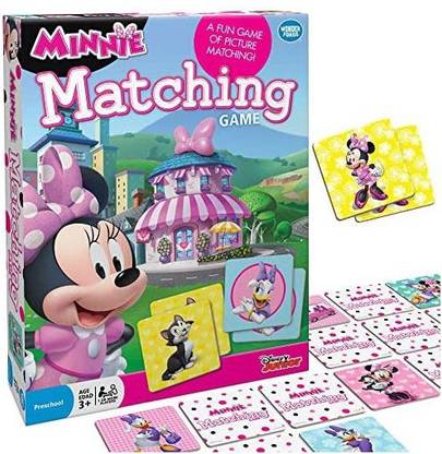 Wonder Forge Disney Junior Minnie Matching Game,Multi-Colo Party & Fun Board Game