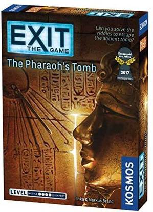 THAMES Exit: The Pharaoh'S Tomb Exit: The Game - A Kosmos Game Kennerspiel Des Jahres Winner Family-Friendly, Card-Based Party & Fun Board Game