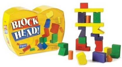 Pressman Blockhead! - The Original Stacking Game Party & Fun Board Game
