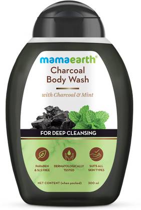 Mamaearth Charcoal Body Wash for Deep Cleansing With Charcoal & Mint