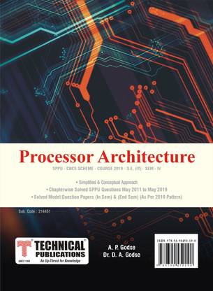 Processor Architecture for SPPU 19 Course (SE - IV - IT - 214451)