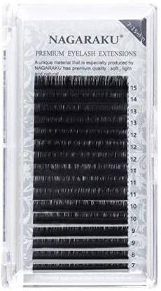 Nagaraku Volume Eyelash Extensions 0.03mm D curl 7-15 Mix Mega Flares Fan Russian Individual Lashes Clusters Soft Natural Faux Mi