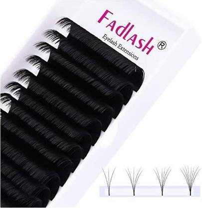 FADLASH D Curl Lash Extensions 0.05 24mm Easy Fanning Volume Lashes 4D 5D 7D 10D Self Fanning Eyelash Extension Supplies Rapid A