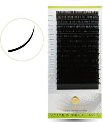 Beyelian Volume Individual Eyelash Extensions 0.03mm Soft Ulta Light Lashes Non-sticky Semi Permanent Extension Mink Lashes D Cur