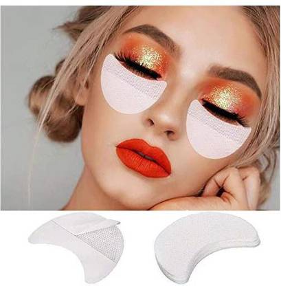 Kalolary 200PCS Professional Eyeshadow Pads Stencils, Eyeliner Shield Pads Disposable Eyeshadow Shields Protector for Eyelash Ext