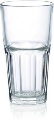 TREANDCARD (Pack of 6) Glass Set of 6 (390 ML) Glass Set Water/Juice Glass