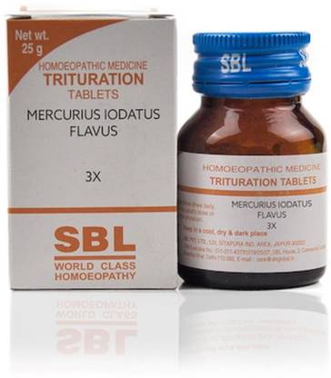 SBL Mercurius Iodatus Flavus 3X Tablets