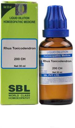 SBL Rhus Toxicodendron 200 CH Dilution