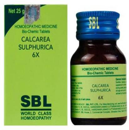SBL Calcarea Sulphurica 6X Tablets