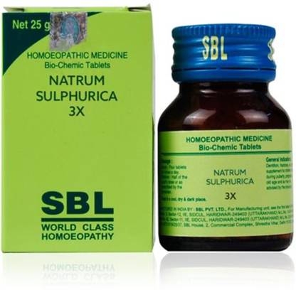 SBL Natrum Sulphurica 3X Tablets