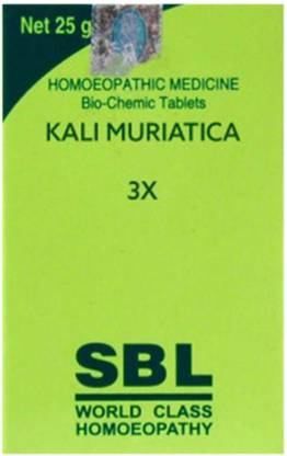 SBL Kali Muriatica 3X Tablets