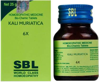 SBL Kali Muriatica 6X Tablets