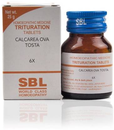 SBL Calcarea Ova Tosta 6X Tablets