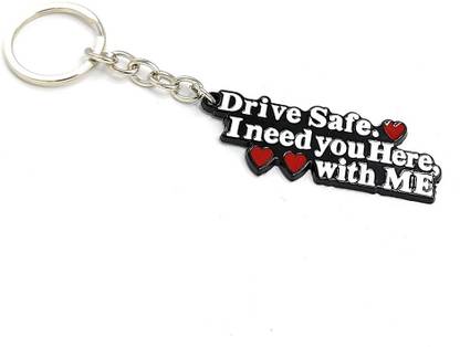 jdp Safe Metal Keychain.Black and White Color. Key Chain