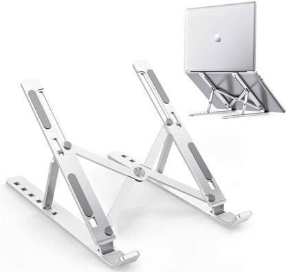 Coastal With Built-In Foldable Legs And High Quality Fibre Adjustable Laptop Stand Plastic Floor and Desk Stand Rotatable Laptop Stand with Adjustable Height Compatible with 26 - 35 cm Laptops
