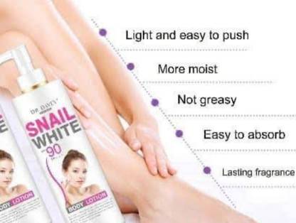 DR DAVEY Snail white body lotion