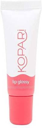 Kopari Coconut Lip Glossy Clear Hydrating and Moisturizing Coconut Oil, Vitamin E and Shea Butter Lip Gloss With 100% Organic C