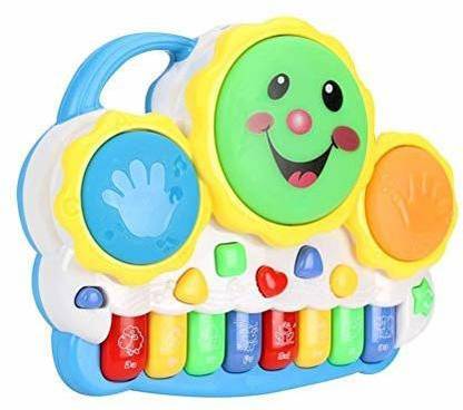 AEXONIZ TOYS Drum Keyboard Musical Toys With Flashing Lights (SunPiano For Kids)