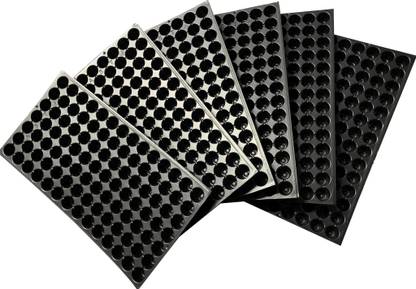 AS Technovations 98*100 (9800 Plants) Reusable Heavy Duty Seedling Trays | Set of 100 Seedling Trays | Nursery Pro Tray | 98 Holes Seedling tray | Germination Tray | Pro Tray , Plant Container Set