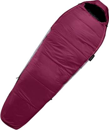 Forclaz by Decathlon TREKKING MUMMY PAIRABLE SLEEPING BAG - TREK 500 5°C WADDING - BURGUNDY Sleeping Bag