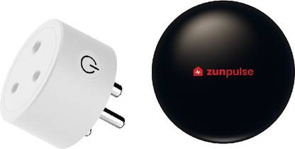 Zunpulse combo of WiFi Enabled Smart AC Remote and WiFi Enabled Round 16A 220V Smart Plug