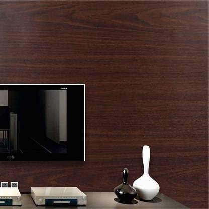 JIGSHTIAL 1524 cm Wall Stickers Wallpaper Brown Natural Wood Design Wardrobe Furniture Decoration Self AdhesiveColours Wood Grain Wallpaper Waterproof Old Furniture Vinyl Stickers Wooden Door Wardrobe Desktop PVC Wall Papers Self Adhesive Sticker